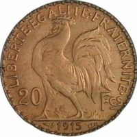 ACHAT 20 francs or 1915 Napoléon Louis d'or France Gold